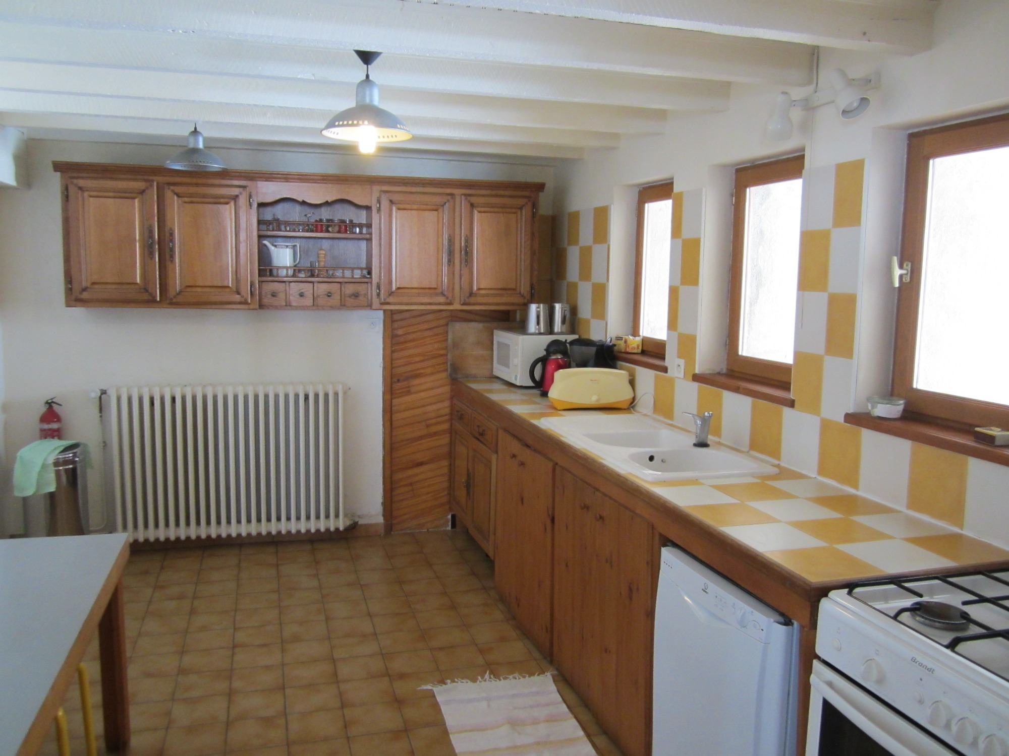Cuisine équipée du gîte